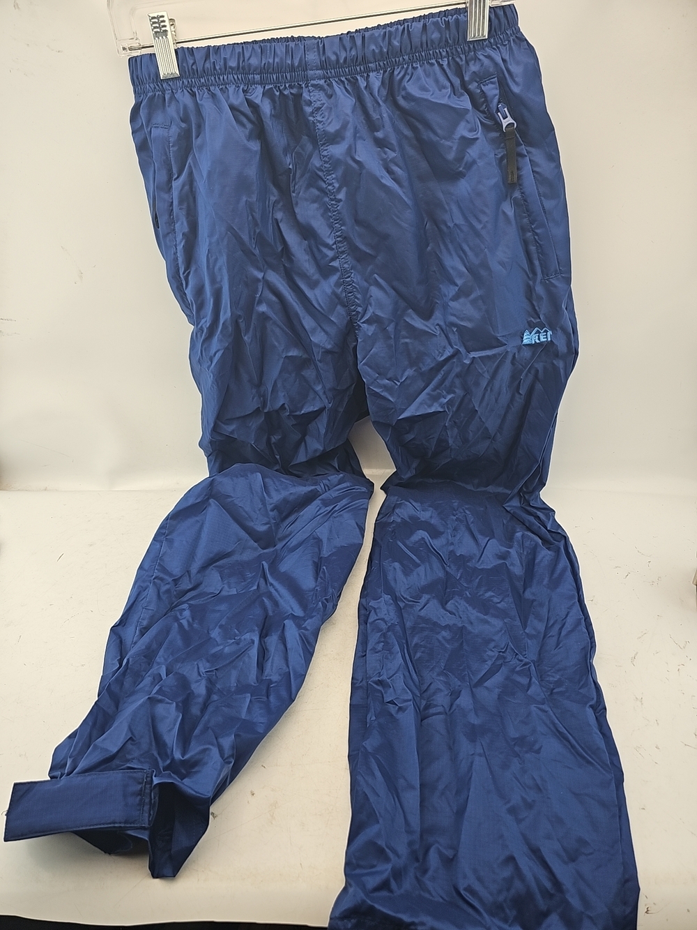 REI Men's Blue Nylon Rain Pants